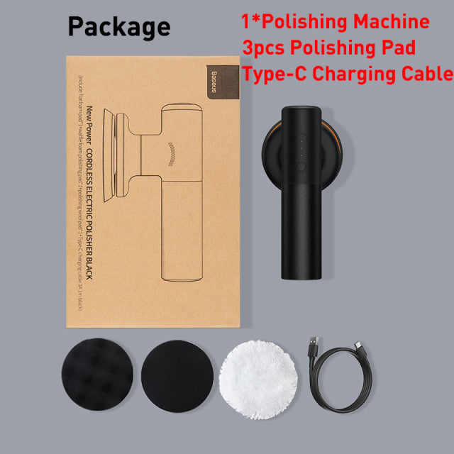 Baseus Car Polishing Machine Electric Wireless Polisher 3800rpm ...