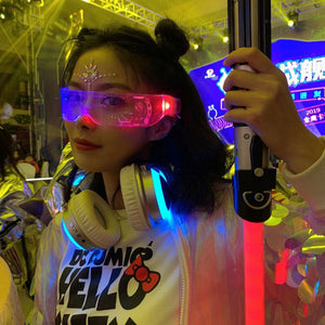 LED Luminous Costume Party Glasses