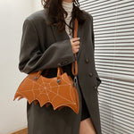 Halloween Wings Spiderweb Crossbody Shoulder Bag