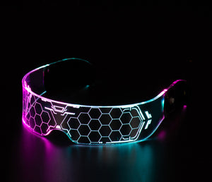 LED Luminous Costume Party Glasses