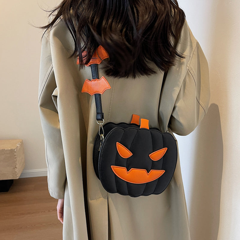 Halloween Pumpkin Cross Body Shoulder Bag