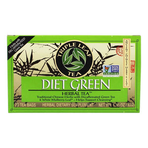 Triple Leaf Brand, Diet Green, Herbal Tea, 20 Tea Bags