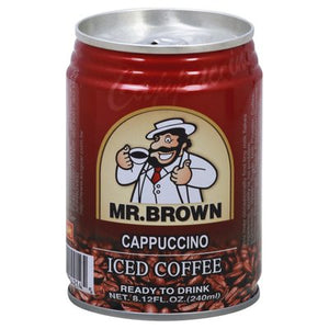 Mr. Brown, Iced Coffee, Cappuccino, 240ML