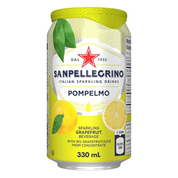 Sanpellegrino, Italian Sparkling Drinks, Pompelmo, 330ml
