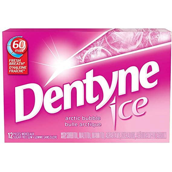 Dentyne Ice Artic Bubble 12s