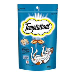 Temptations, Cats Treat,  Salmon Flavour 85G
