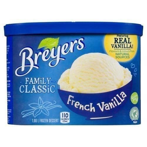 Breyers French Vanilla 1.66L