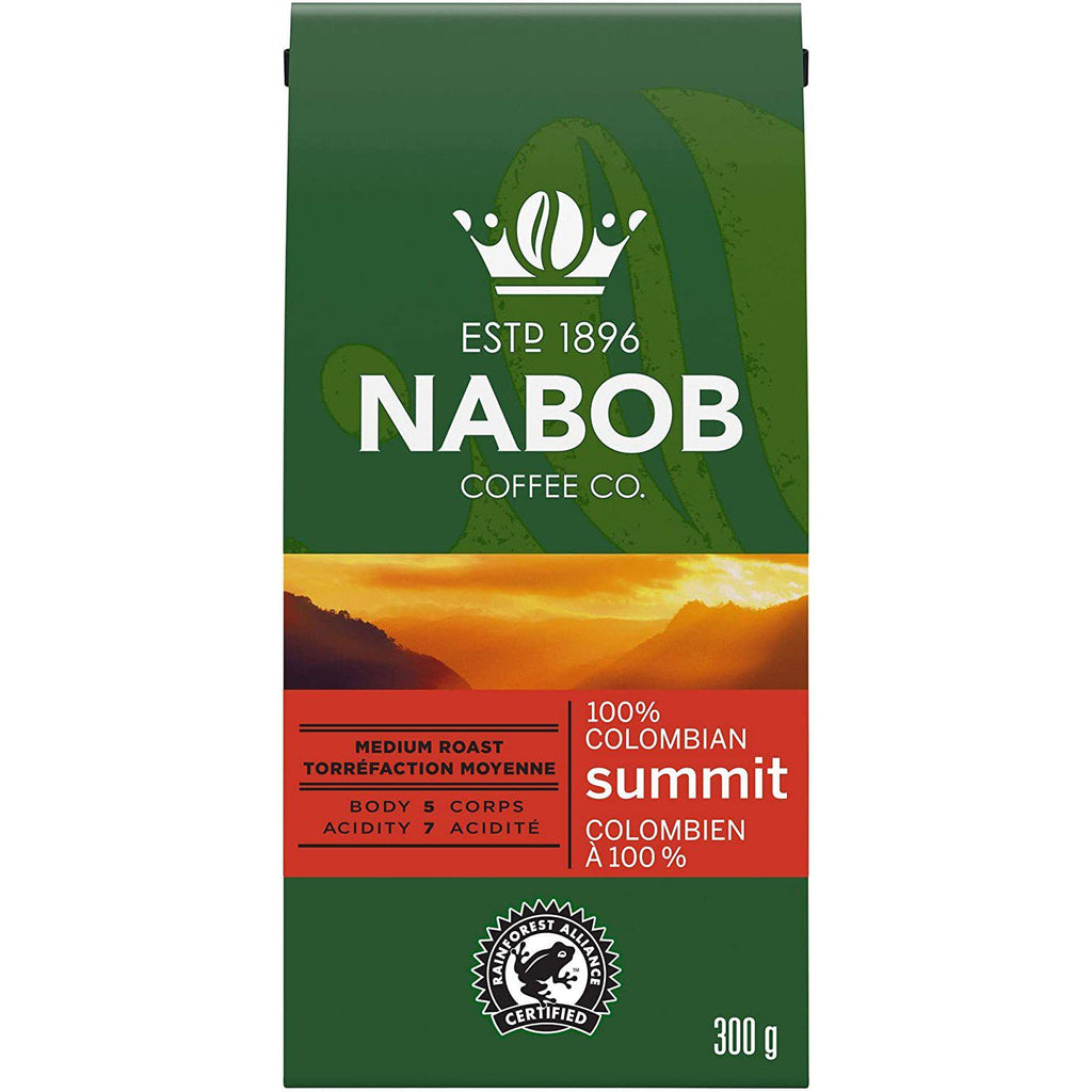 Nabob, Medium Roast, 100% Colombia, Summit 300G