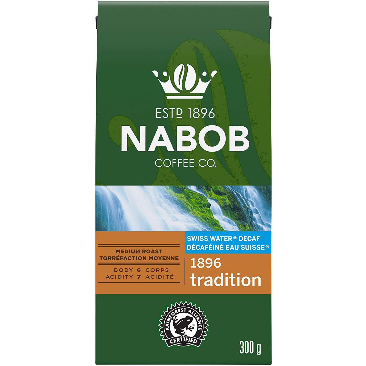 Nabob, Medium Roast, Swiss Water Decaf, Tradition 300G