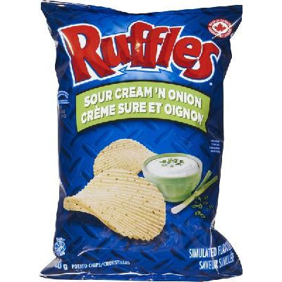 Ruffles Sour Cream 'n Onion 200g