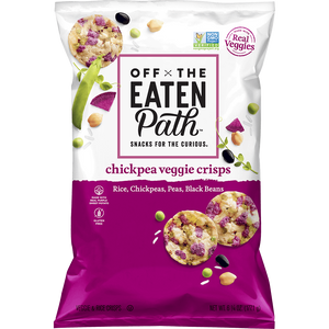 Off The Eaten Path, Chickpea Crisps with Purple Sweet Potato, 177g
