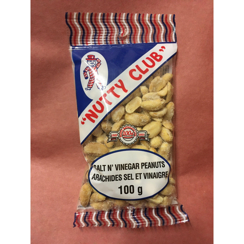 Nutty Club Salt n' Vinegar Peanuts 100g