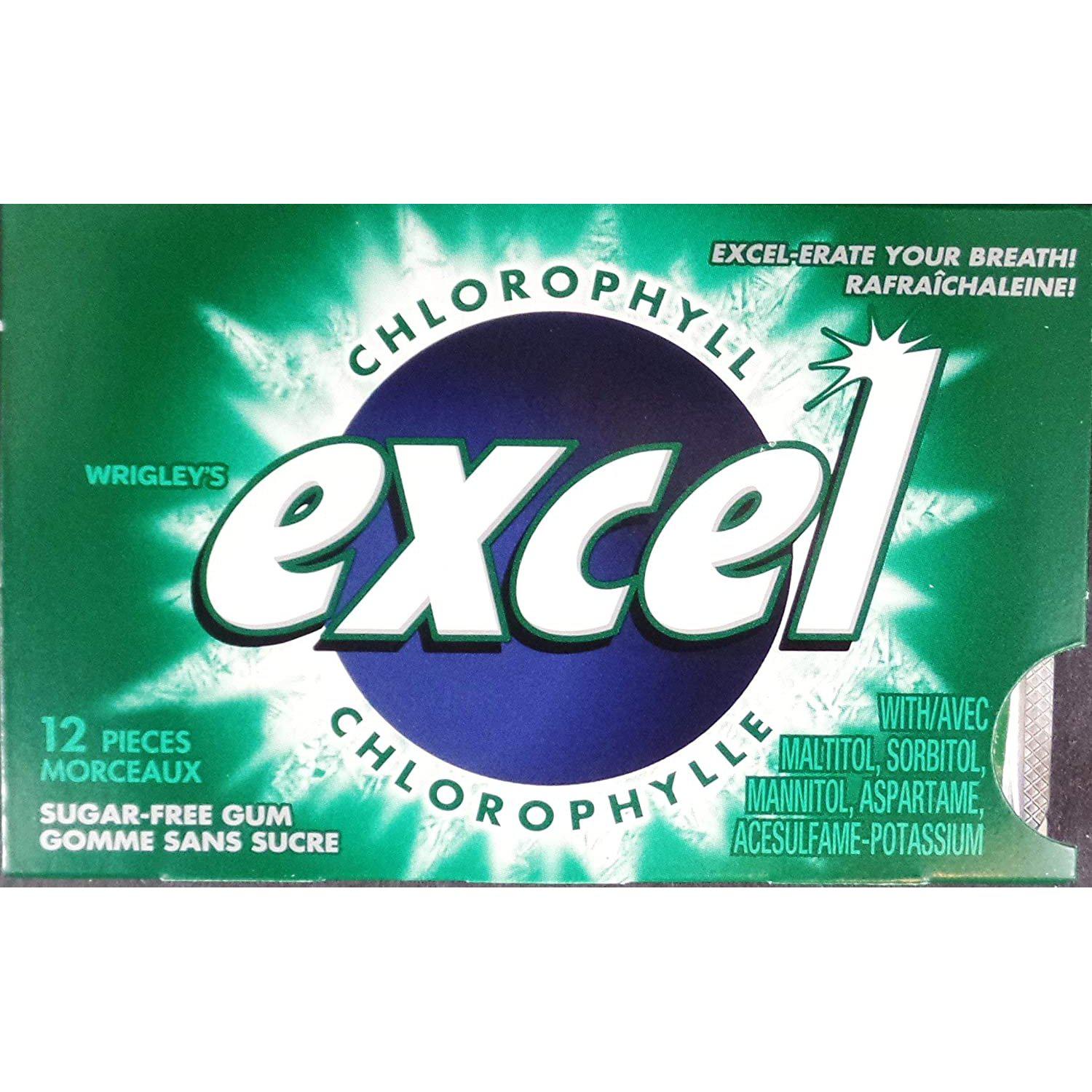 Excel Chlorophyll Gum 12s