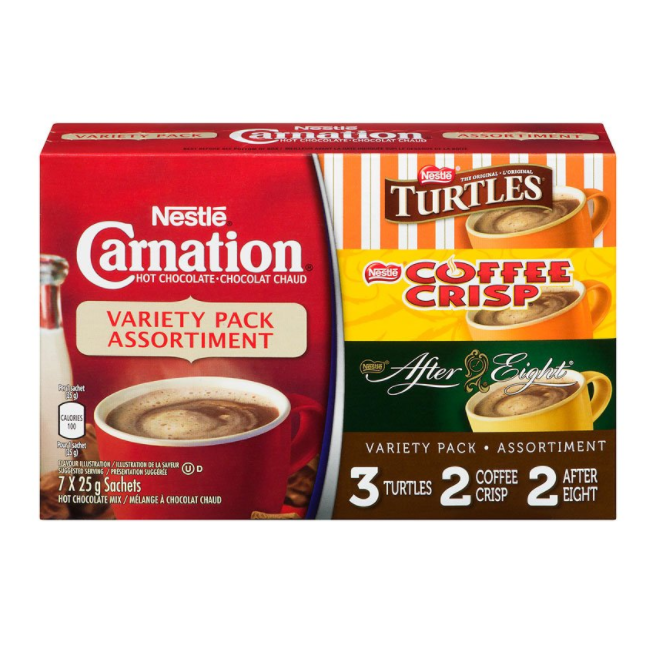 Nestle, Carnation Hot Chocolate, Variety Pack.