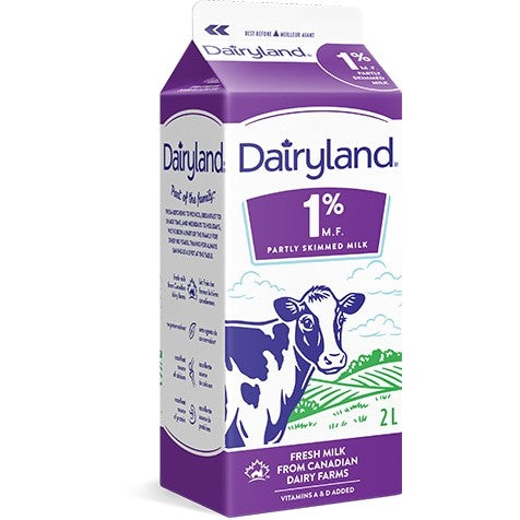 Dairyland 1% Milk 2L