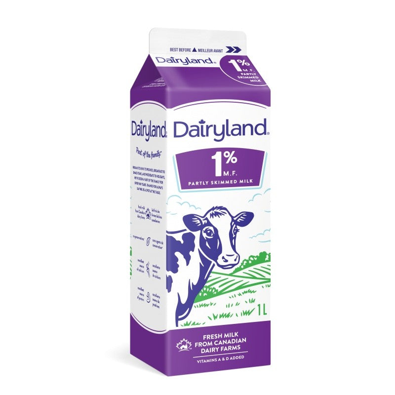 Dairlyland 1% Milk 1L