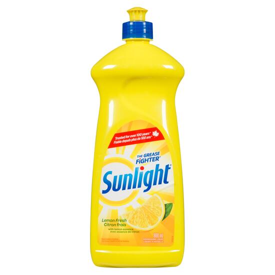 Sunlight, Dishwashing Liquid, Lemon Fresh with Lemon Essence 800ML