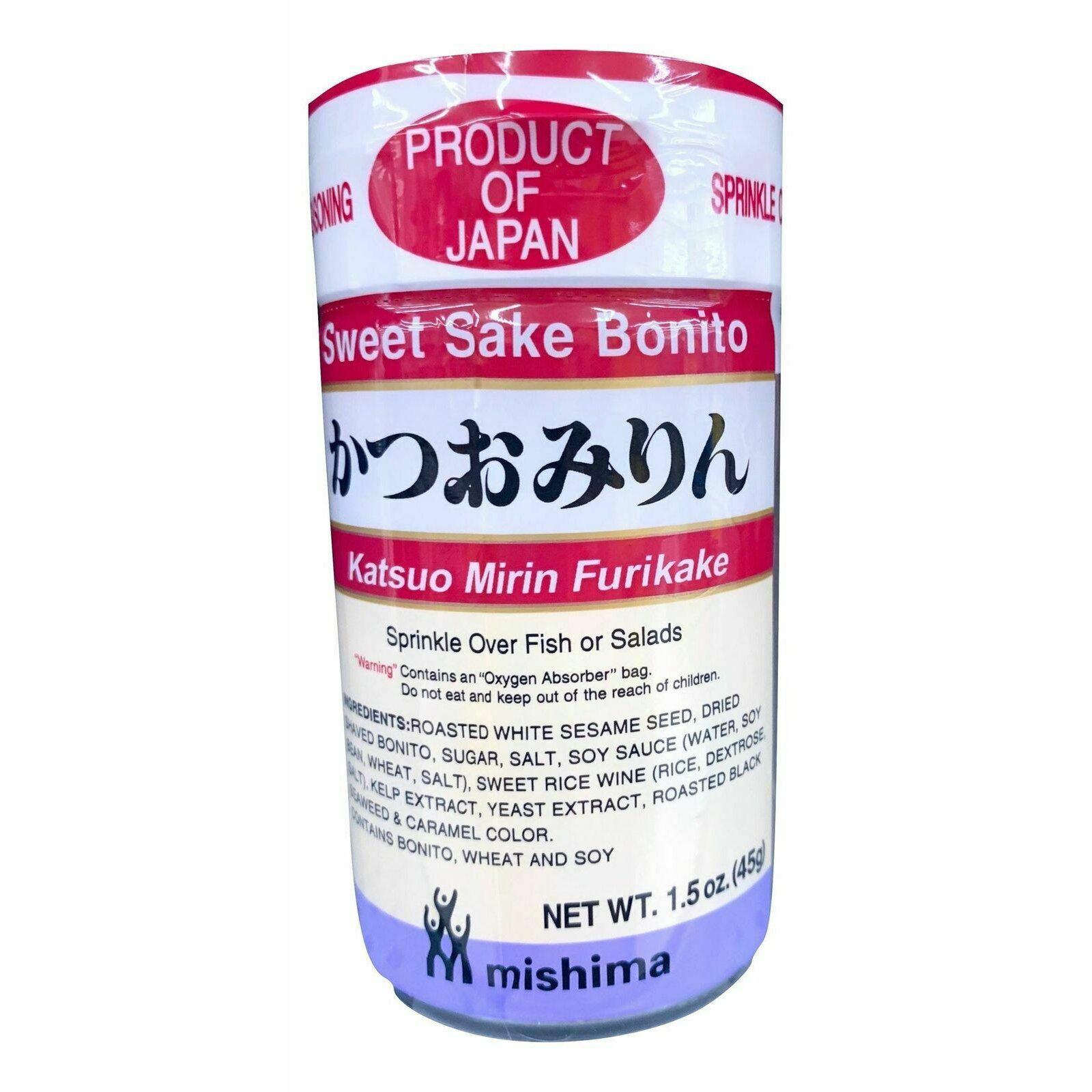 Mishima,  Aji Nori Furikake, Sweet Sake Bonito 1.5oz.