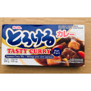 S&B Japanese Curry Mix--- Hot 200g