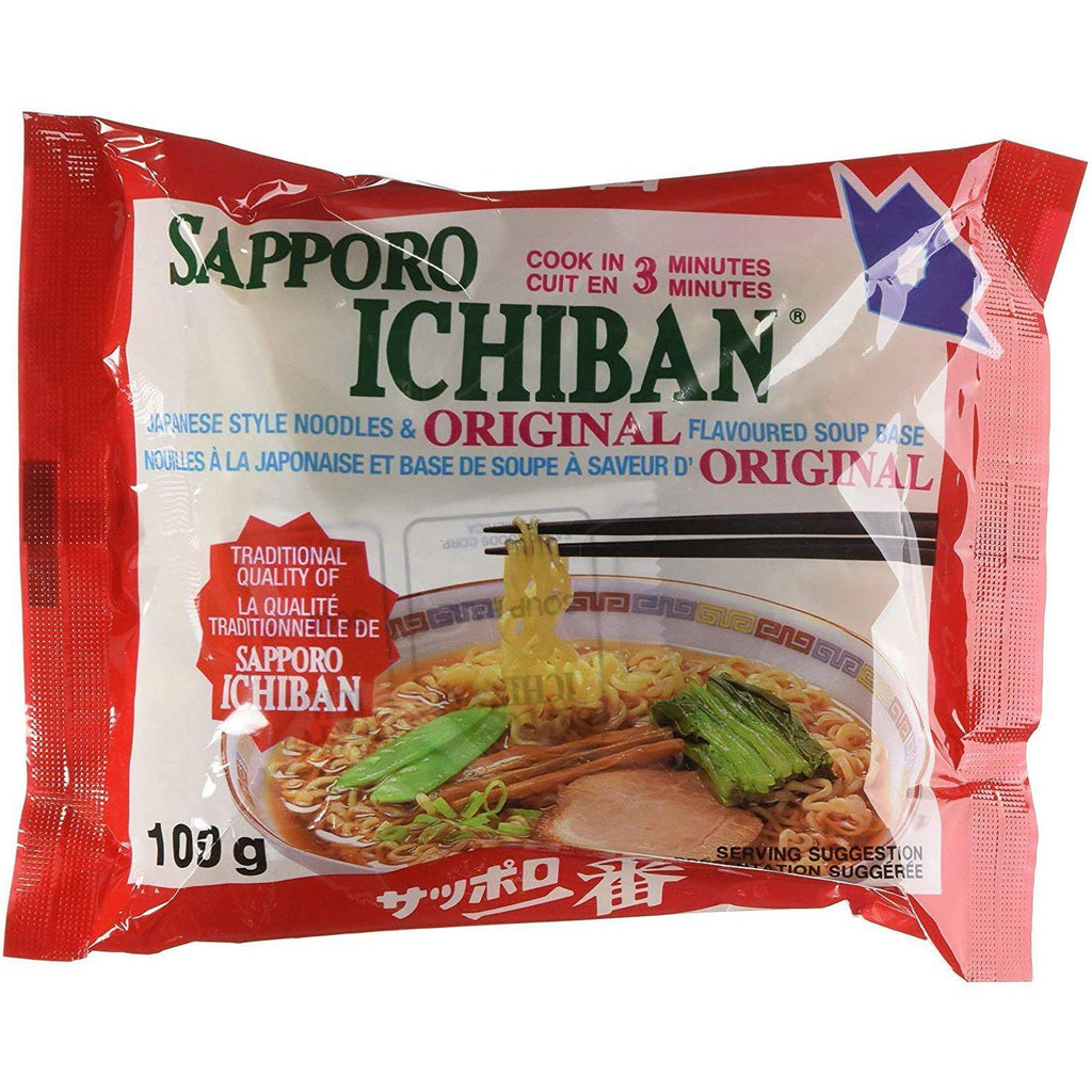 Sapporo Ichiban, Japanese Style Noodles, Original  Flavour, 100G