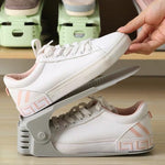 Creative Double-Layer Shoe Rack Plastic Home Dormitory Shoe Cabinet Shoe Rack Storage Fantastic Shoe Rack TikTok Same Style