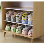 Creative Double-Layer Shoe Rack Plastic Home Dormitory Shoe Cabinet Shoe Rack Storage Fantastic Shoe Rack TikTok Same Style