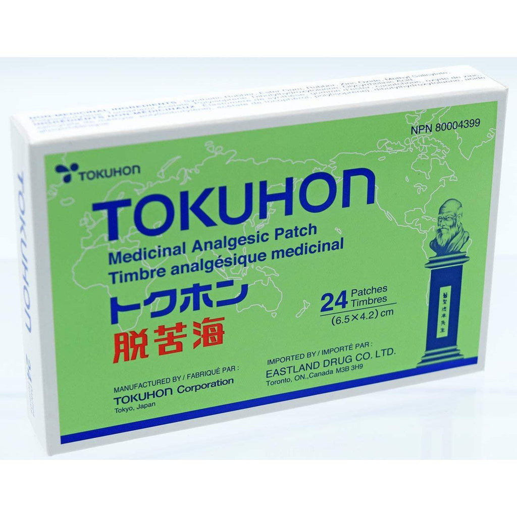 Tokuhon Medicinal Muscle Pain Relieve Patch 24's (6.5 x 4.2 cm)