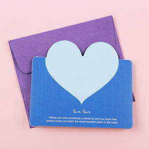 Business Love Card Lucky Draw Card Creative Greeting Card Envelope