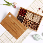 Bamboo New Year Candy Box Multifunctional Chinese New Year Dried Fruit