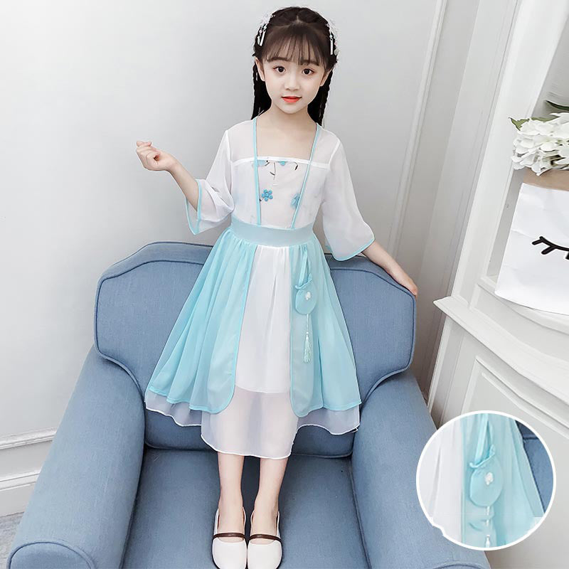 Children'S Super Fairy Skirt Little Girl Chinese Style Princess Dress