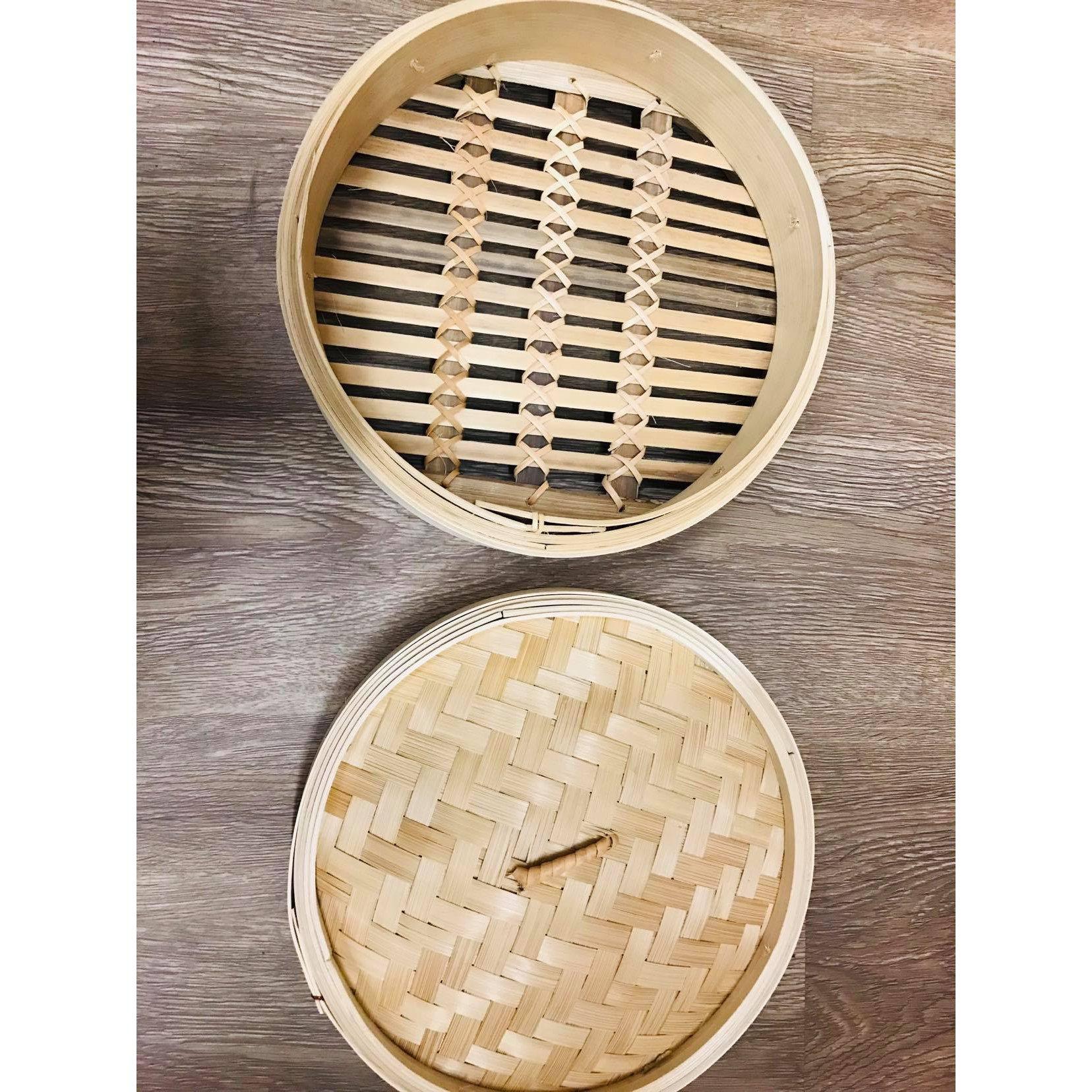 Chinese Bamboo Steamer , Size: 12'', 10'', 8'', 6''