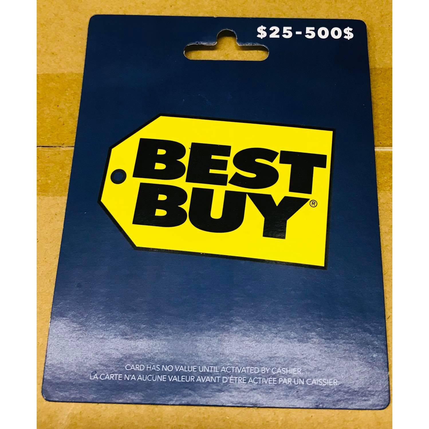 Best Buy Gift Card $25-$500