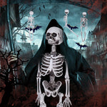 16 Inches Halloween Decoration Skeleton- Full Body Halloween Skeleton