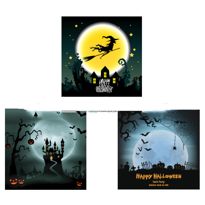 Halloween Pumpkin Ghost Atmosphere Decoration Lantern Box