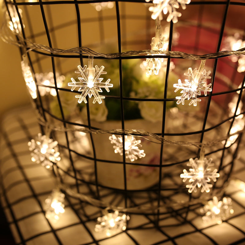 Decorative Snowflake Christmas Light - 5m