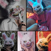 Halloween Mask Vibrato The Same Style Masquerade Bloody Bunny Mask