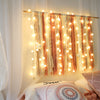 Curtain Garland on the Window Christmas Decorations Lights String Light