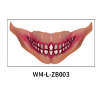Halloween Mouth Tattoo Stickers