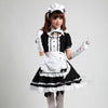 Black and white maid anime costume