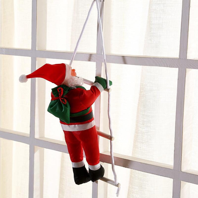 Christmas Ornaments Santa Claus Ladder