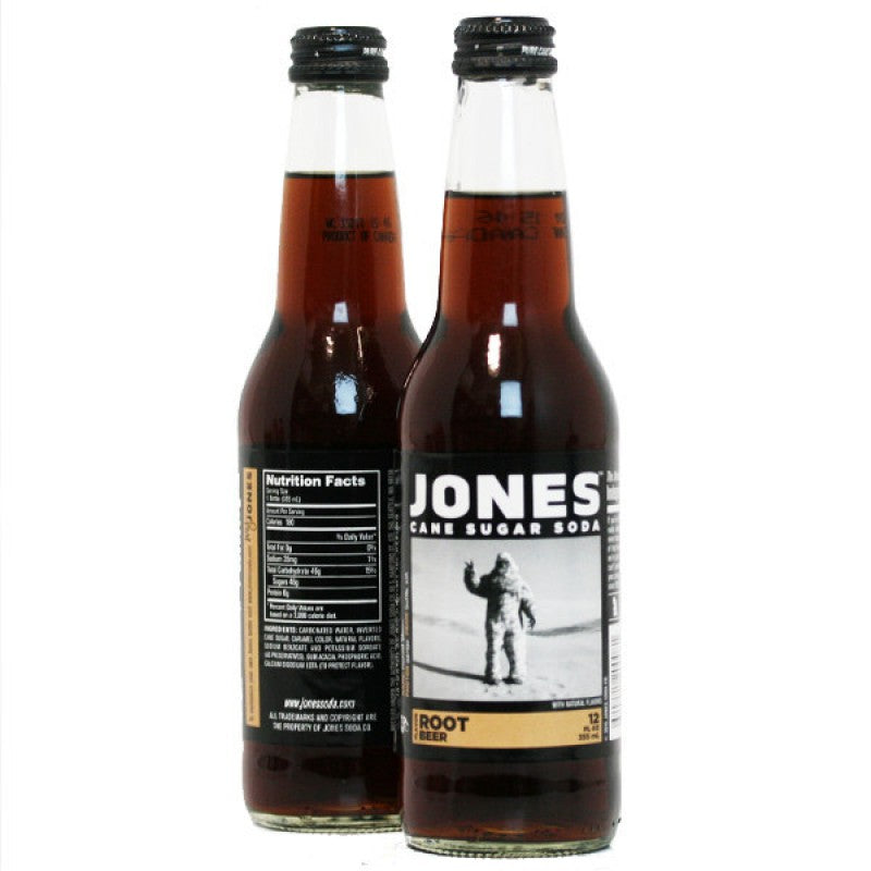 Jones, Cane Sugar Soda, Root Beer, 355 ML