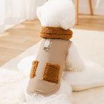 Dog Puppy Clothes Korean Style Coffee Cap Sweater Fit Small Dog Pet Cat Autumn &Winter Pet Cute Costume Dog Cloth Coat