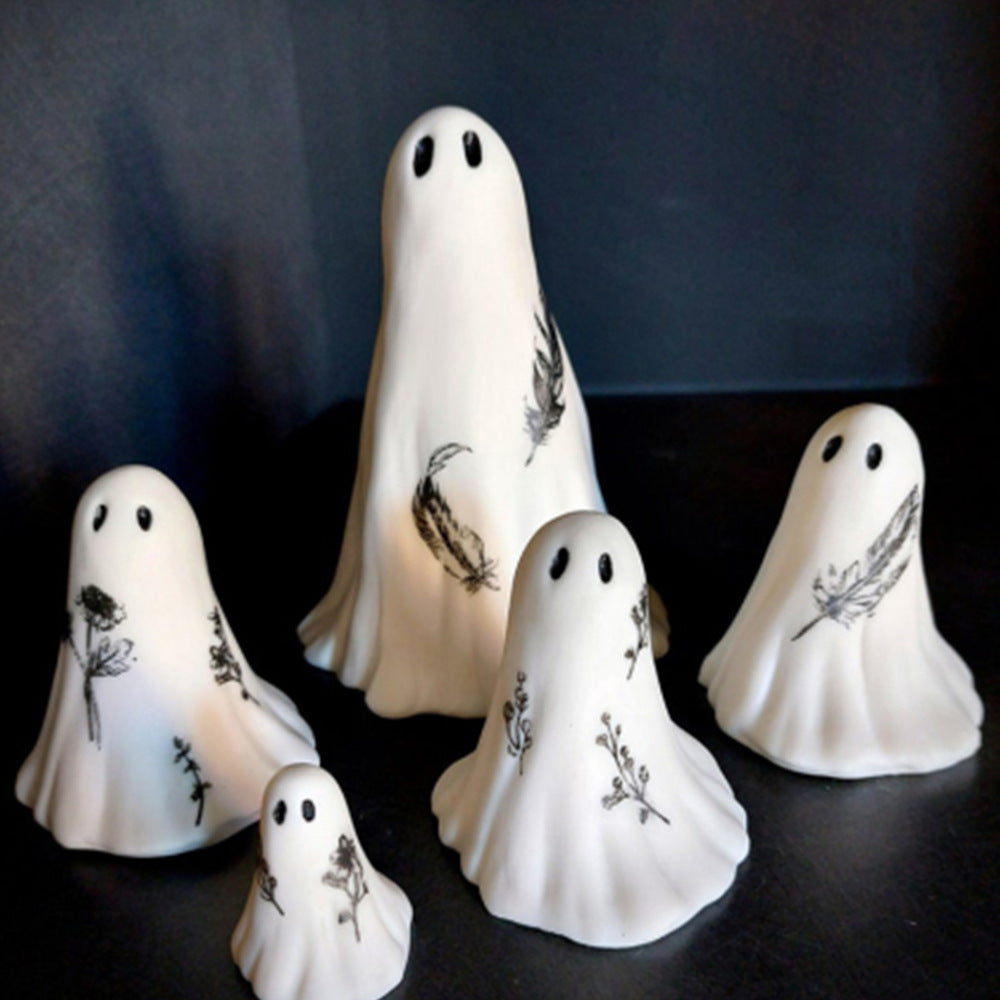 New Creative White Ghost Ornament Halloween Decoration