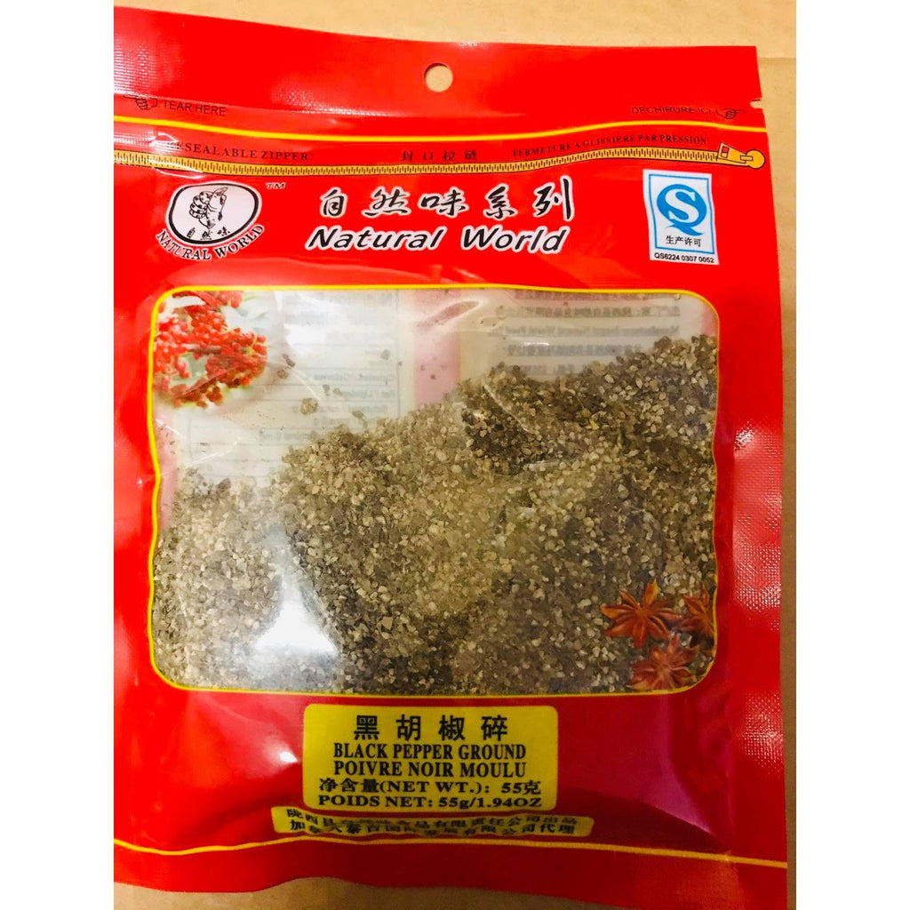 Natural World, Black Pepper Ground 55g