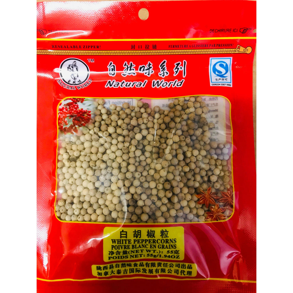 Natural World, White Pepper Corns  ????  55g