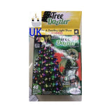 64 and 48 Light Dazzler Shower Tree Light Show of Christmas Tree
