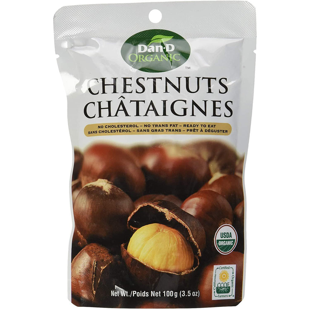Dan-D Organic Chestnuts, 100g