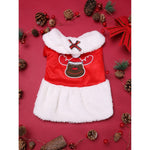 Christmas Coat Cotton-padded Jacket Teddy Pomeranian Small Dog Autumn And Winter Clothes Thickened Dog Clothes