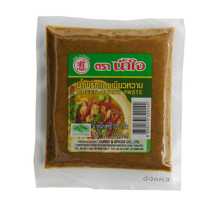 Nam Jai Brand, Green Thai Curry Paste 500g