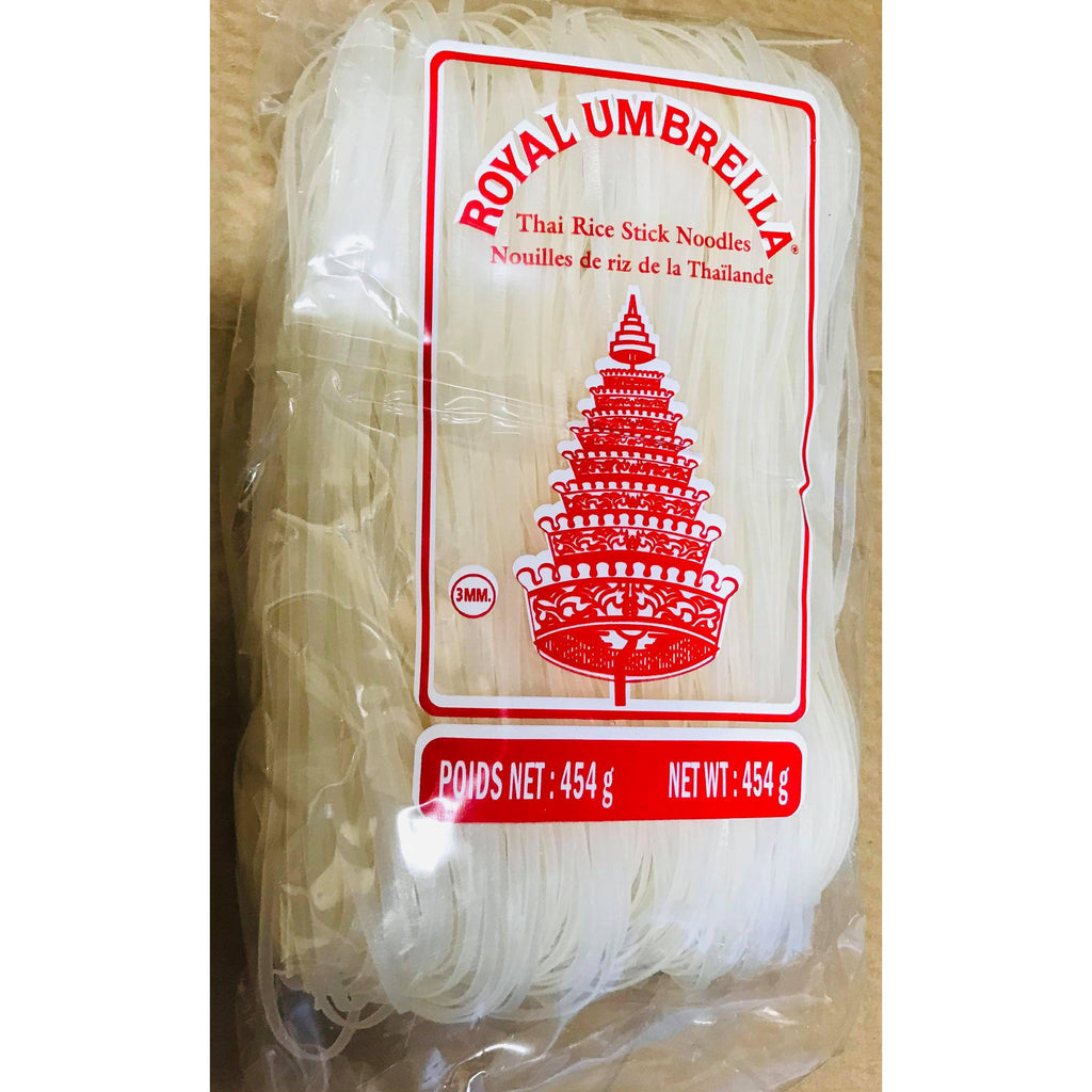 Royal Umbrella, Thai Rice Stick Noodles 3MM 454G